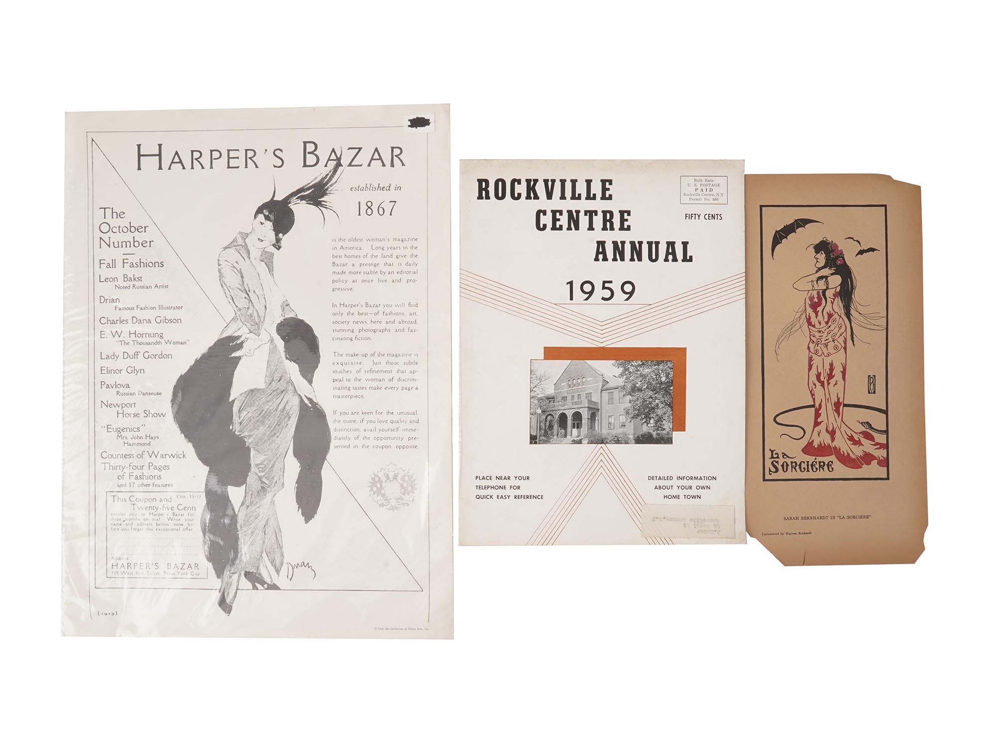 VINTAGE AMERICAN PAPER ADVERTISEMENTS BOOKLETS PIC-1